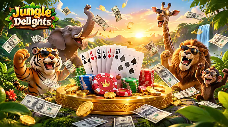 Jungle Delights responsible play reminder for Indian players