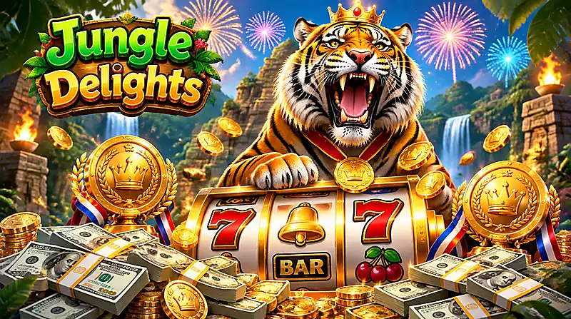 Jungle Delights responsible play reminder for Indian players